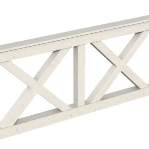 Brüstung Andreaskreuz Nice