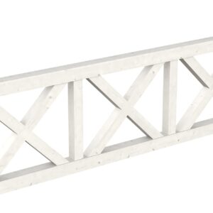 Brüstung Andreaskreuz