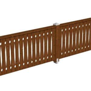 Brüstung Balkonschalung Fichte