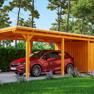 Carport Emsland m. Abstellraum