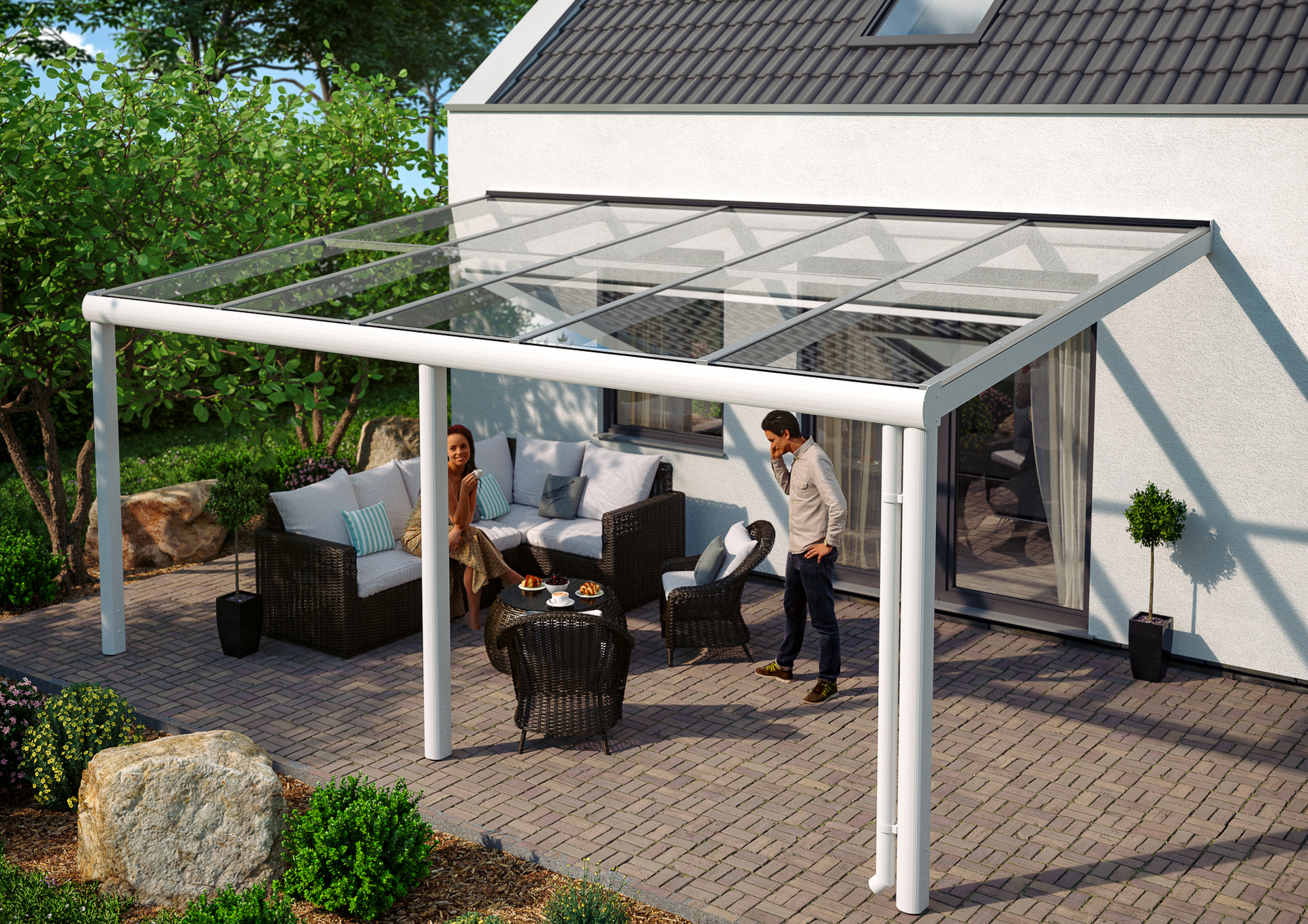 Terrassenüberdachung Monza 1 Terrassenüberdachung Monza