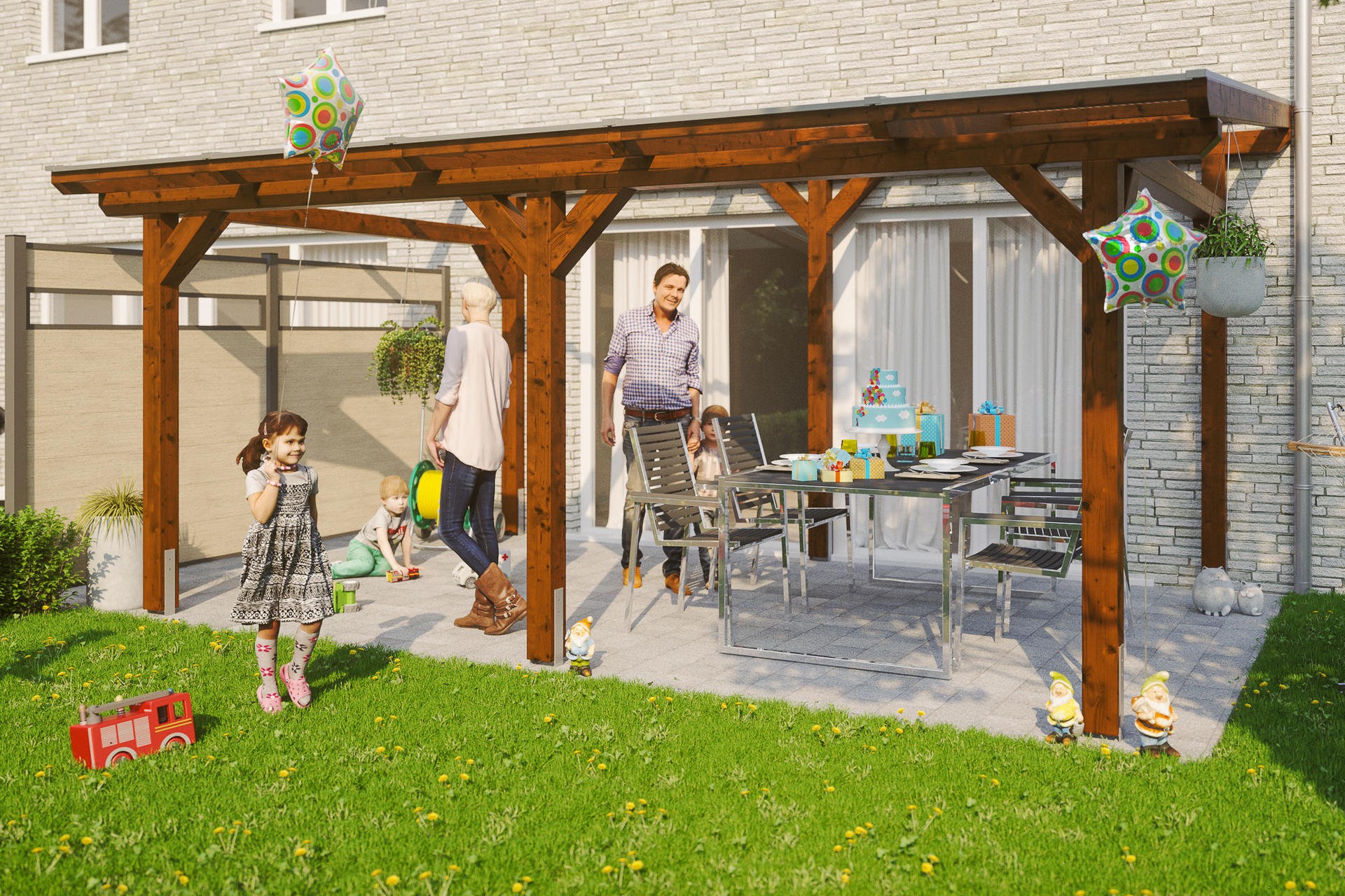 Terrassenüberdachung Siena 1 Terrassenüberdachung Siena