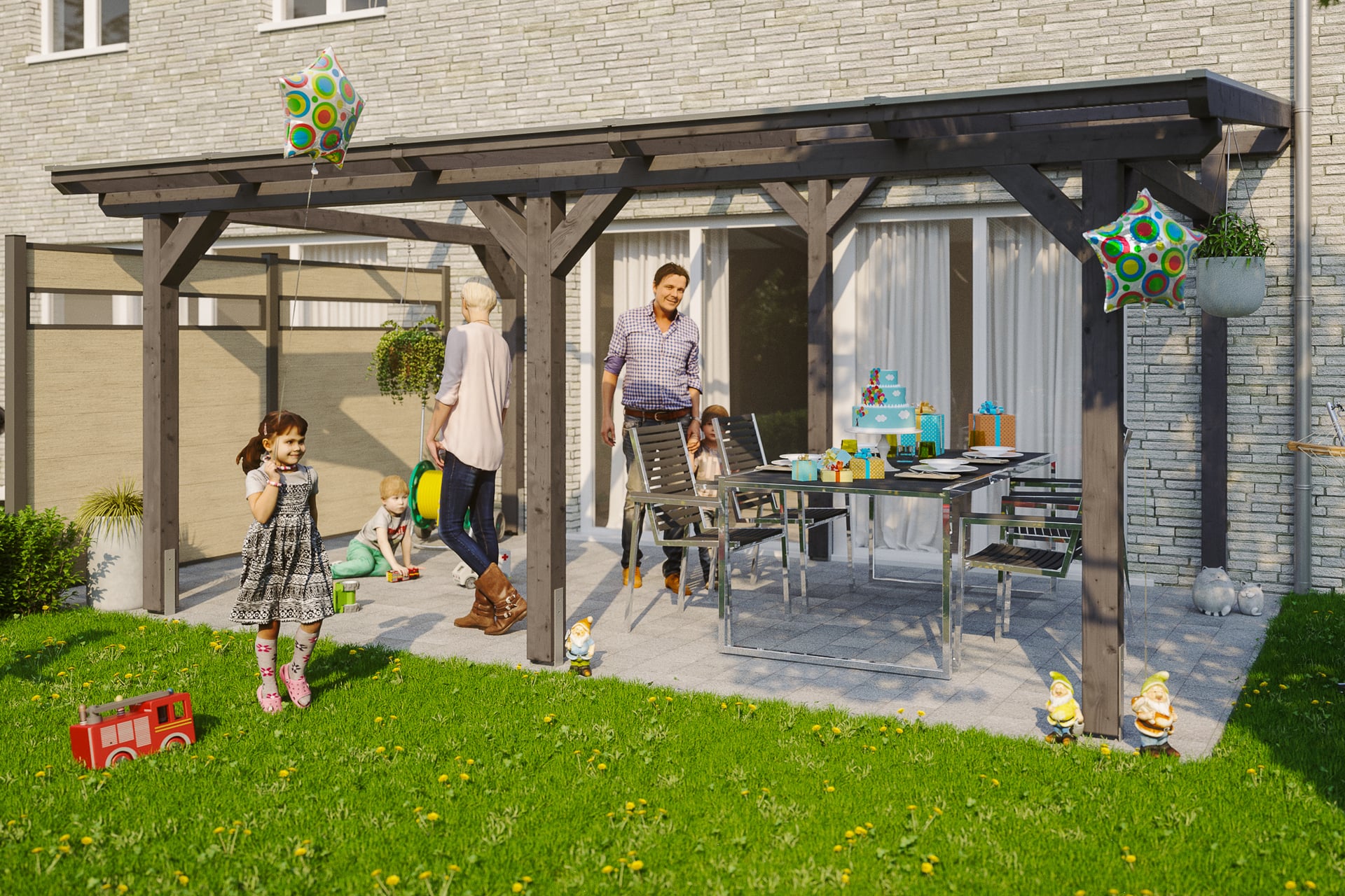 Terrassenüberdachung Siena 1 Terrassenüberdachung Siena