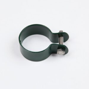 Pfosten-Schelle Ø60mm, m. Sechskantkopfschraube für Tore