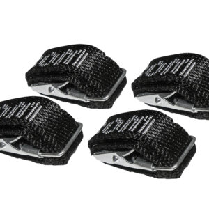 Textilspanngurte, 4er-Set, extra lang für breite Radstopper