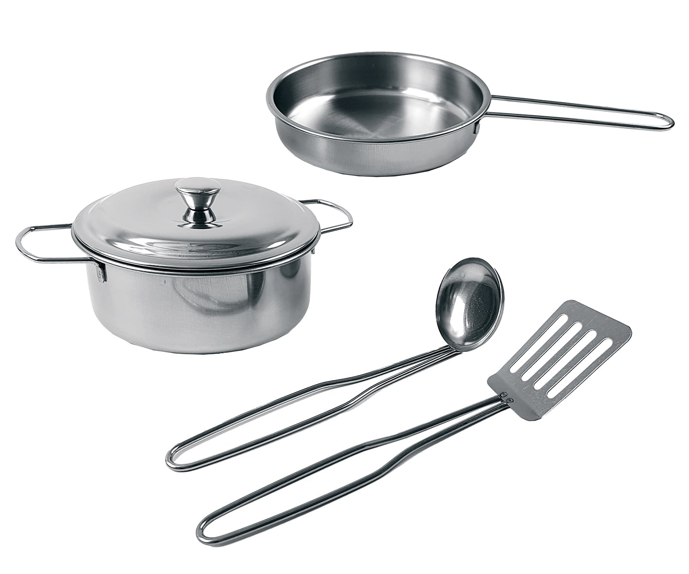 Edelstahl Kinder Koch-Spielset 6-teilig 1 Edelstahl Kinder Koch-Spielset 6-teilig