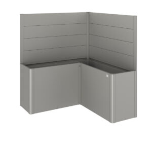 Sichtschutz zu Pflanzbeet Belvedere L-Form ohne Acrylglas