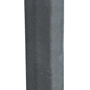 Rechteck Palisade, flach, anthrazit