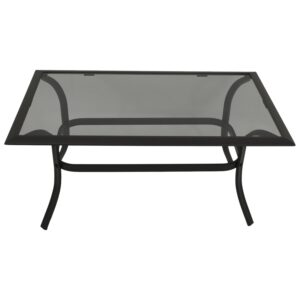 Beistelltisch Aluminium/Glas