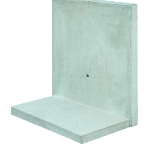 L-Stein Sichtbeton grau