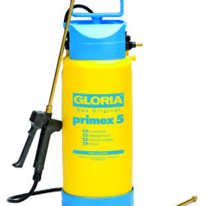Primex 5 Drucksprühgerät inkl. 0,5m Messing-Verlängerung, Fußring u. Kompressoranschluss