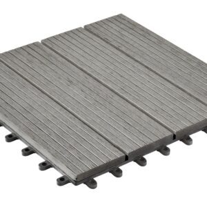 WPC-Fliese 30x30cm, 6er-Pack