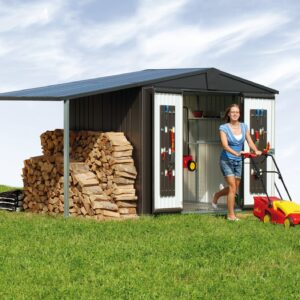 Seitendach für Gerätehaus Europa