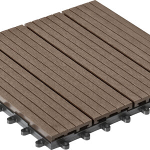 WPC-Fliese 30x30cm, 6er-Pack