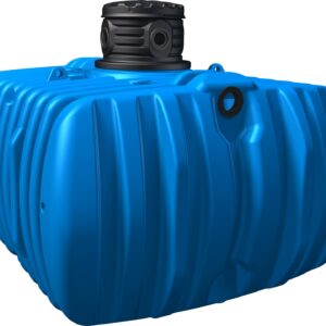 FLAT L Flachtank, blau Haus-Premium, begehbar