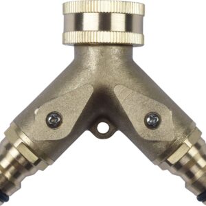 Y-Verteilerstück 3/4 Z, mit 2 Kugelhähnen