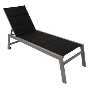 Gartenliege mit extra hoher Liegefläche