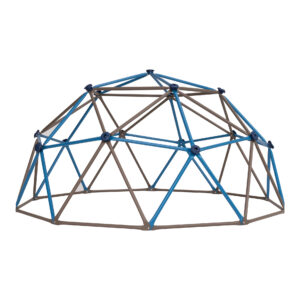 Geodome Kletterkugel braun/blau 274x137cm