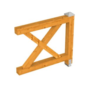 Brüstung Andreaskreuz