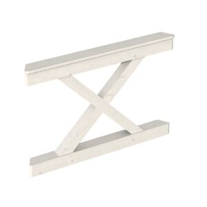 Brüstung Andreaskreuz Nancy