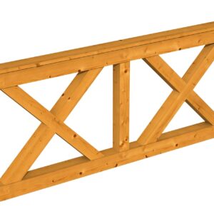 Brüstung Andreaskreuz Nice