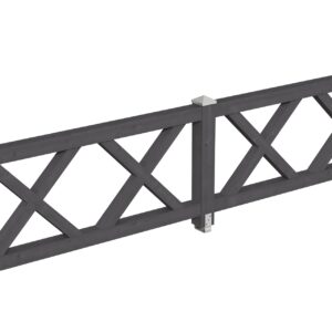 Brüstung Andreaskreuz