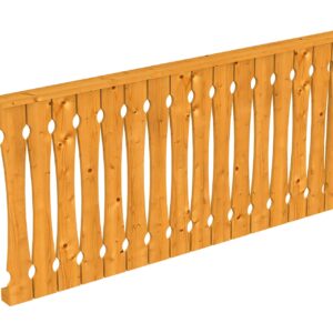 Brüstung Balkonschalung Fichte