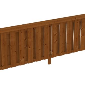 Brüstung Deckelschalung Douglasie