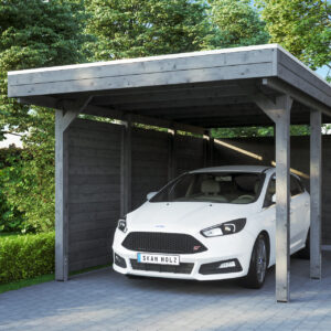 Carport Friesland Set m. Rück- und Seitenwand