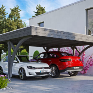 Carport Friesland Set mit 2 Einfahrtsbögen