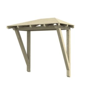 Vordach Wismar 2 Walmdach