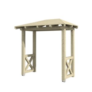 Vordach Wismar 4 Walmdach