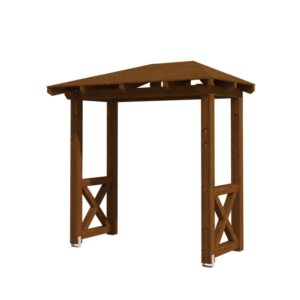 Vordach Wismar 4 Walmdach