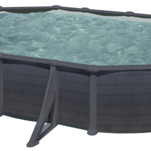 Stahlwandpool GRANADA, graphite