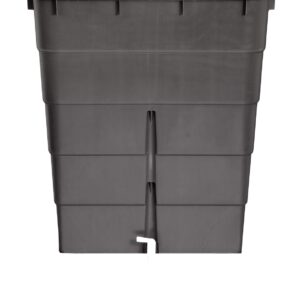 Regentonne mit Deckel und Hahn eckig