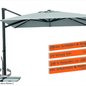 Ampelschirm Rhodos Smart 300x300cm