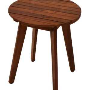 Beistelltisch 40cm rund, Akazie geölt