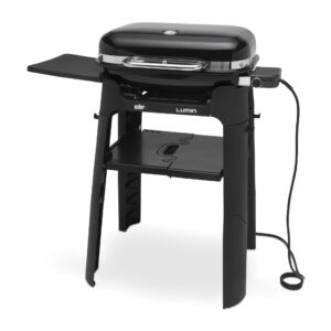 Lumin Elektrogrill mit Stand, schwarz