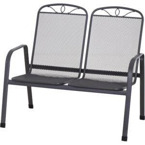 2er Bank Elda, matt-anthrazit