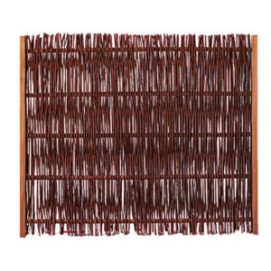 FUEGO Weidengeflechtzaun m.seitl. Rahmen