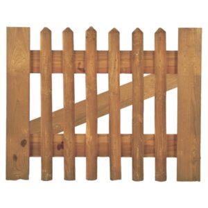 Senkrechtzaun Tor Latten 55 mm