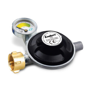 Gasdruckregler Mit Manometer Und Sbs 1,5 Kg/H, 50 Mbar