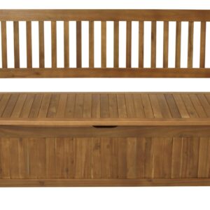 Truhenbank BENITA 3-sitzer, Akazie