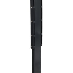 Premium Gabionenpfosten 120x40x2400mm, anthrazit