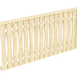 Brüstung Balkonschalung Fichte