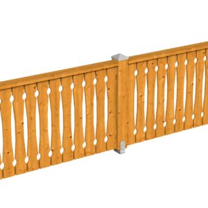 Brüstung Balkonschalung Fichte