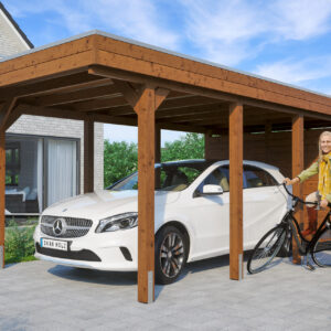 Carport Friesland Set m. Abstellraum