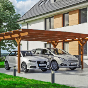 Carport Odenwald gerade Kopfbänder
