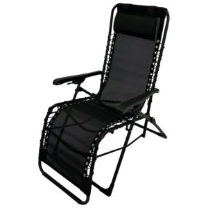 Relaxsessel Hochlehner, Stahl/Textil