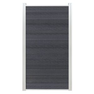 ECOSTECK-Start & Abschluss Set SILBER, für ein Schmalelement